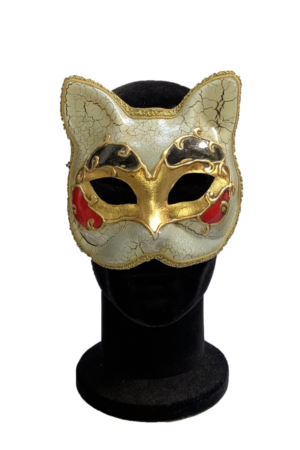 Gatto double rouge et or