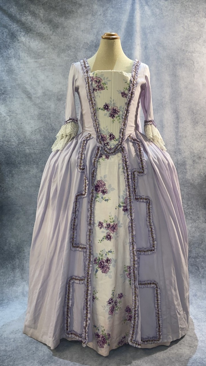 robe_18eme_mauve_française