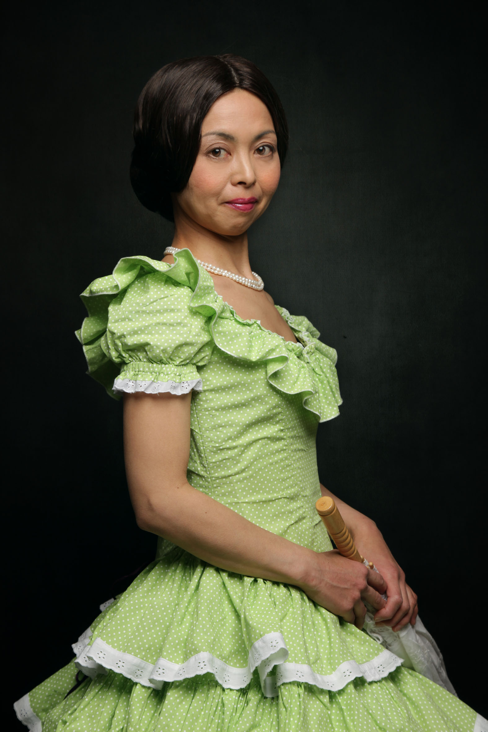 2nd empire vert anis Atelier la Colombe