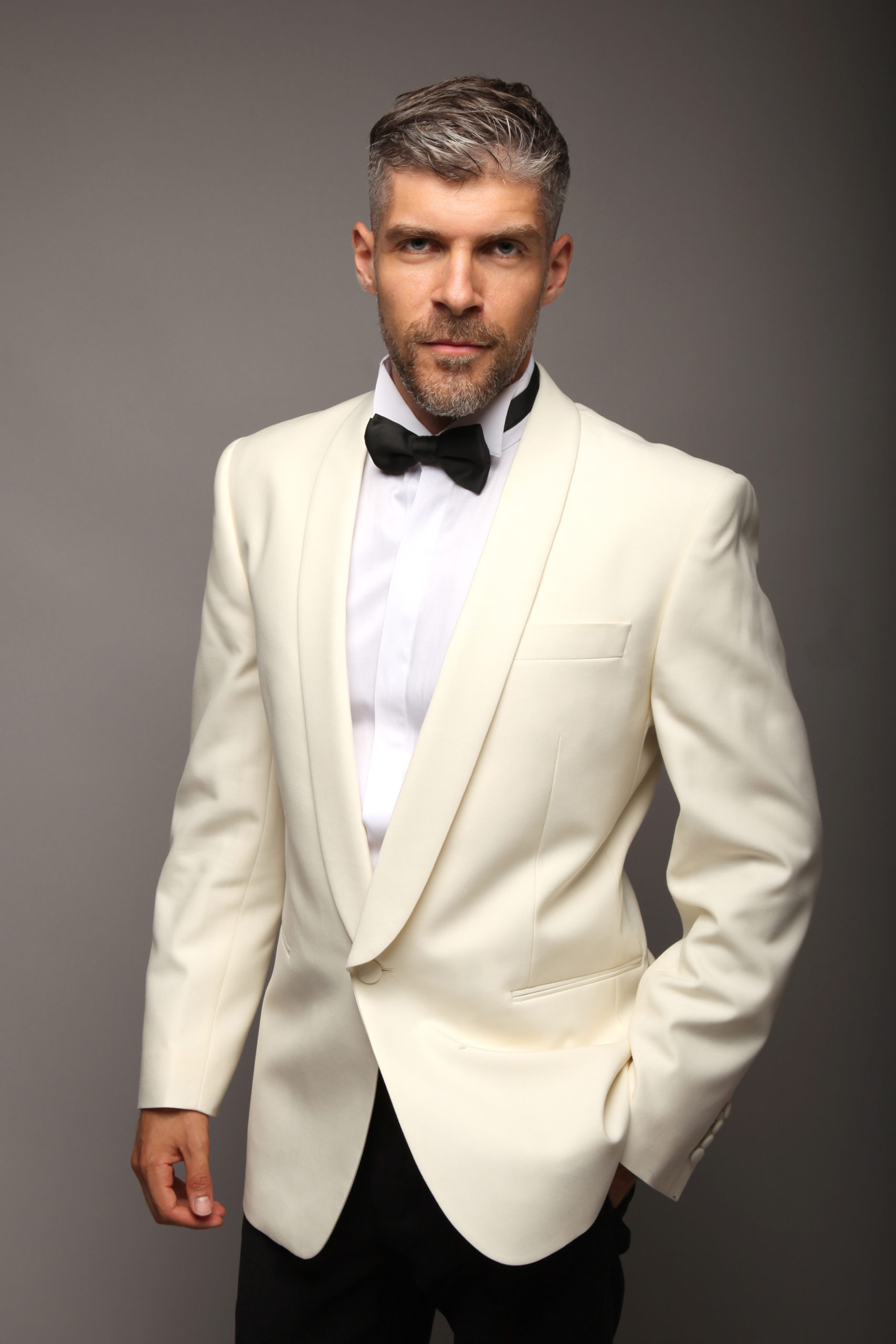 Smoking blanc Atelier la Colombe