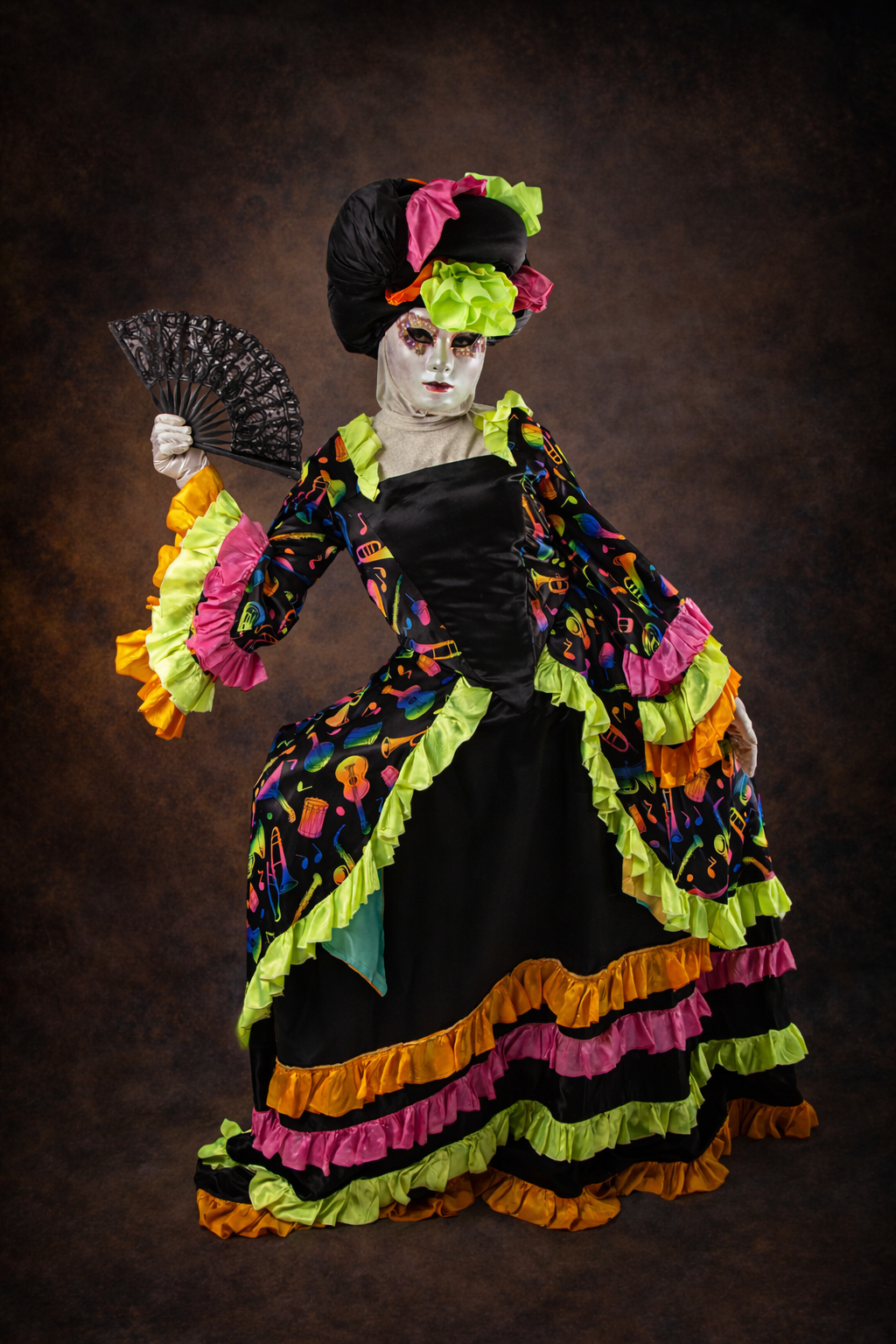 marquise fluo costume vénitien