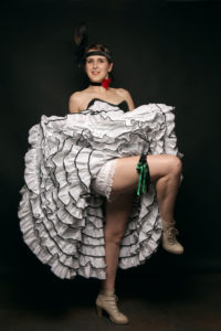 French-cancan-verte à corset-Atelier-la-Colombe-strasbourg-jupon