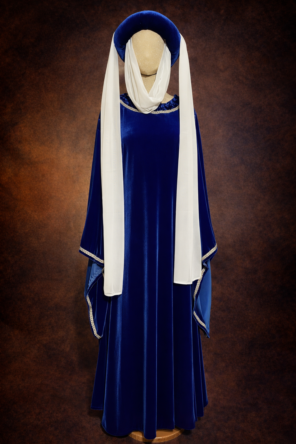 médiévale velours bleu