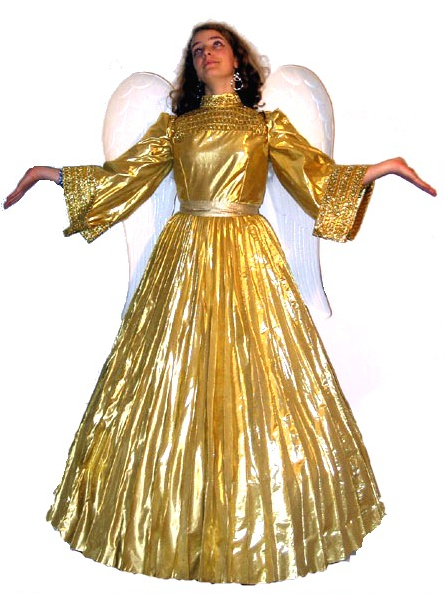 costume ange doré